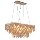 Lustre Pendente Cancun Retangular Champagne - Startec & Co