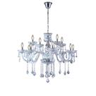 Lustre Pendente Candelabro Maria Tereza Nice 12 lâmpadas E14 Bivolt