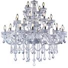 Lustre Pendente Candelabro Maria Tereza Nice 28 lâmpadas E14 Bivolt