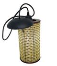 Lustre Pendente Cilíndrico Rustico Estilo Japonês 21 cm