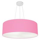 Lustre Pendente Cilíndrico Vivare Md-4010 Cúpula em Tecido 60x21cm - Bivolt Lustre Pendente Cilíndrico Vivare Md-4010 Cúpula em Tecido 60x21cm - Bivolt