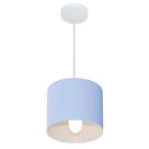 Lustre Pendente Cilíndrico Vivare Md-4046 Cúpula em Tecido 18x18cm - Bivolt Lustre Pendente Cilíndrico Vivare Md-4046 Cúpula em Tecido 18x18cm - Bivolt