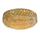 Lustre Pendente Clássico Montreal em Metal e Cristal para Sala Quarto e Hall 80cm