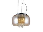 Lustre Pendente Coliseu 300 Âmbar E27 Bivolt Taschibra