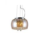Lustre Pendente Coliseu 300 âmbar E27 Bivolt Taschibra