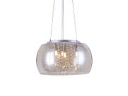 Lustre Pendente Coliseu 400 Conhaque E27 Bivolt Taschibra
