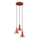 Lustre Pendente Collection Led Trio Cobre Led Bivolt-Startec