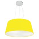Lustre Pendente Cone Md-4048 Cúpula em Tecido 21/50x40cm Amarelo - Bivolt Lustre Pendente Cone Md-4048 Cúpula em Tecido 21/50x40cm Amarelo - Bivolt