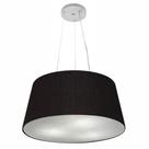 Lustre Pendente Cone Md-4048 Cúpula em Tecido 21/50x40cm Preto - Bivolt Lustre Pendente Cone Md-4048 Cúpula em Tecido 21/50x40cm Preto - Bivolt