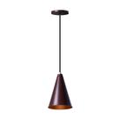 Lustre Pendente Cone P Alumínio Decoração Lustre Pendente Cone P Alumínio Decoração
