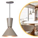 Lustre Pendente Cone Rio em Alumínio Fendi
