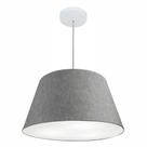 Lustre Pendente Cone Vivare Md-4248 Cúpula em Tecido 30/50x35cm - Bivolt