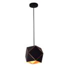 Lustre Pendente Cozinha Balcão Bancada Alumínio Preto 1 Lâmpada Decoração Moderna Industrial Quarto Sala Lustre Pendente Cozinha Balcão Bancada Alumínio Preto 1 Lâmpada Decoração Moderna Industrial Quarto Sala