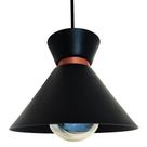 Lustre Pendente Cozinha Gourmet Balcão Alvorada Preto Cobre