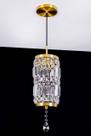 Lustre Pendente Cristal Egípicio Dourado Gold Redondo 624/1