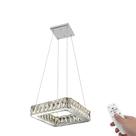 Lustre Pendente Cristal K9 Legítimo Led Morderno Com Controle Remoto