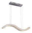 Lustre Pendente Cristal Legitimo Moderno Led 30w Luz 3em1 - LED+