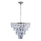 Lustre Pendente Cristal Legítimo Sala de Jantar Luxo Fasano 50cm Bivolt