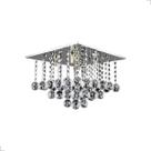 Lustre Pendente Cristal Quadrado 5XG9