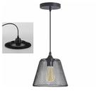 Lustre Pendente Cupula Abajur Decoraçao Casa Sala Quarto Metal Aramado Ajustavel Lampada Iluminaçao Teto Luz
