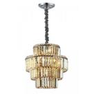 Lustre Pendente de Cristal Hera 49cmx48cm Bella Iluminação
