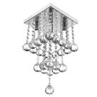 Lustre Pendente De Cristal Legitimo Classic Square Long 20