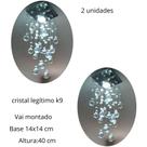 lustre pendente de cristal legítimo
