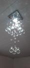 Lustre pendente de cristal legítimo,mais led inclusa