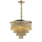Lustre Pendente de Cristal Vivi 42cmx60cm Bella Iluminação