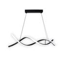 Lustre Pendente De Teto Led Moderno DNA Espiral 3 Cores Em 1 Bivolt