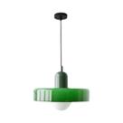 Lustre Pendente de Vidro - Estilo Nórdico Retrô com Lâmpada LED E27