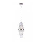 Lustre Pendente de Vidro Sansa 55cmx20,5cm Bella Iluminação