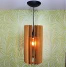 Lustre pendente decorativo rústico 36cm