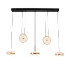 Lustre Pendente Dendê 95x15x15cm 5X13W 300 JJ017T3K Bella Iluminação