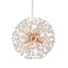 Lustre Pendente Dente de Leão Rose Gold