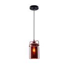 Lustre Pendente Direcionável em Vidro Haz Estilo Retrô Moderno 1 Lâmpada E27 Startec