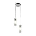 Lustre Pendente Elegance 15x100cm 2 Luzes Lâmpada G9 Não Inclusas Elegance AXEL0502PD Bronzearte