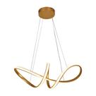 Lustre Pendente Elegance Twist LED 35W 3000/4000/6000K (Controle Remoto Incluso) 100-240V Alumínio ALI-1PE001 ALI
