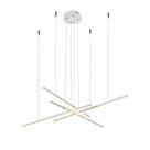 Lustre Pendente Fato 120cm 120cm 4cm 4x15w 3000k 3210lm Lumiere