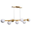 Lustre Pendente Figo 7 Globos Esfera De Vidro