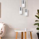 Lustre Pendente First Redondo 23cm 3 Lâmpadas E27 Bronzearte