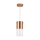 Lustre Pendente First Redondo 23cm E27 Cobre 1L