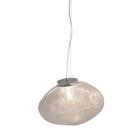 Lustre Pendente Flubber Transparente / Cromado 1Xg9 Max 25W