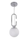 Lustre Pendente Gancho Bola Globo Cromado 263