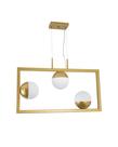 Lustre Pendente Globo 3 Bolas Frame 281 Lustre Pendente Globo 3 Bolas Frame 281