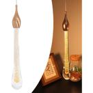 Lustre Pendente Gota Brilho Dourado Cristal Led Dourado Lustre Pendente Gota Brilho Dourado Cristal Led Dourado