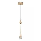 Lustre Pendente Gota Dourado 3W 3000K Bivolt Domum