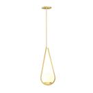 Lustre pendente gota globo 15 jabuticaba dourado fosco bq fl