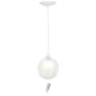 Lustre Pendente Harmony Bolinha Branco + Lampada G9 6000k