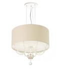 Lustre Pendente Infantil Coroa Cúpula Cáqui 30X15 2E27